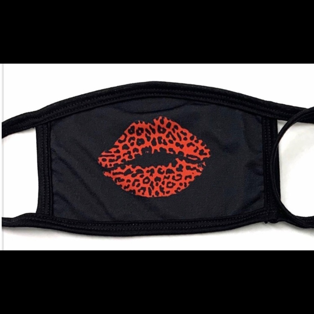 Leopard lips face mask!!💋